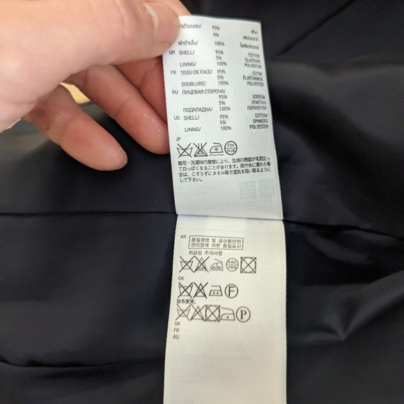 Uniqlo navy blazer, XS - Picture 4 of 5